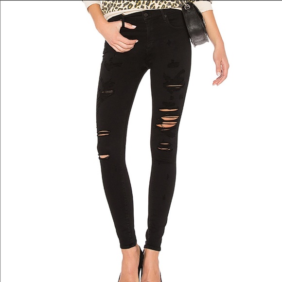 Agolde Denim - Agolde Sophie High Rise Skinny Jeans in Moonstruck
